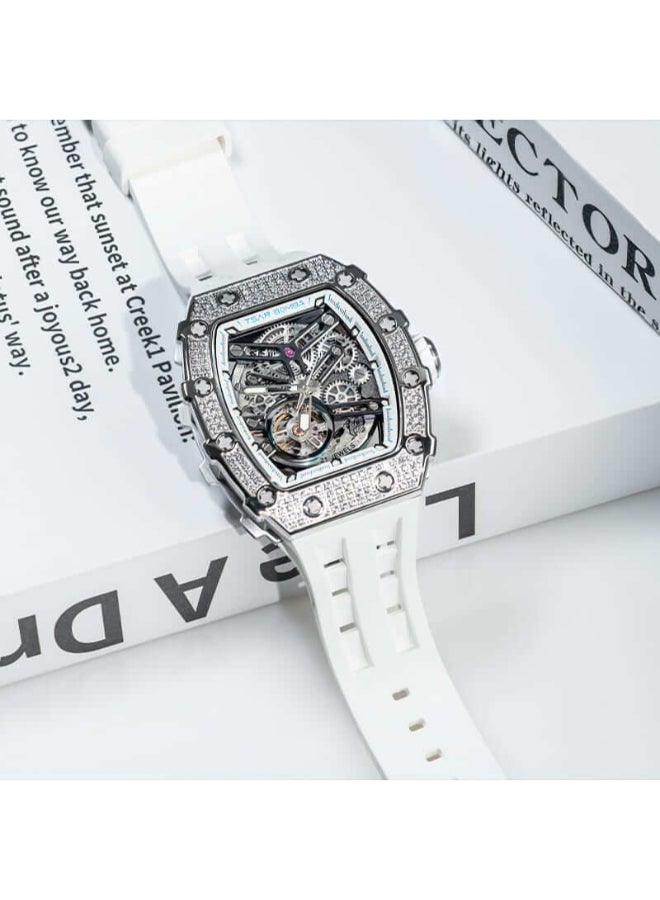 TSAR BOMBA Men's Rubber Automatic Watch TB8208D-05 - 43.5x50.5 mm - Image 5